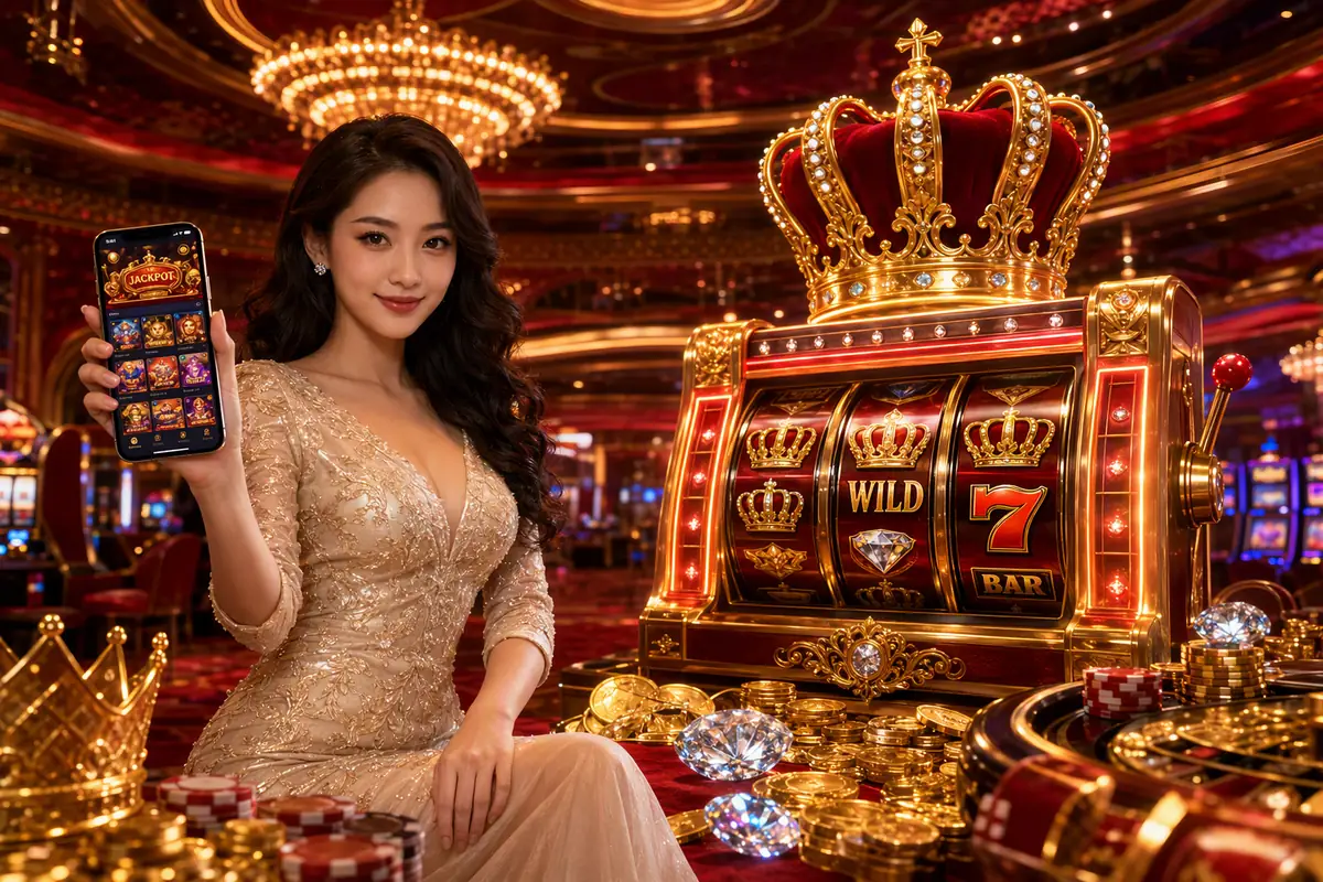 wyn8 Casino dealer profesional mengurus meja